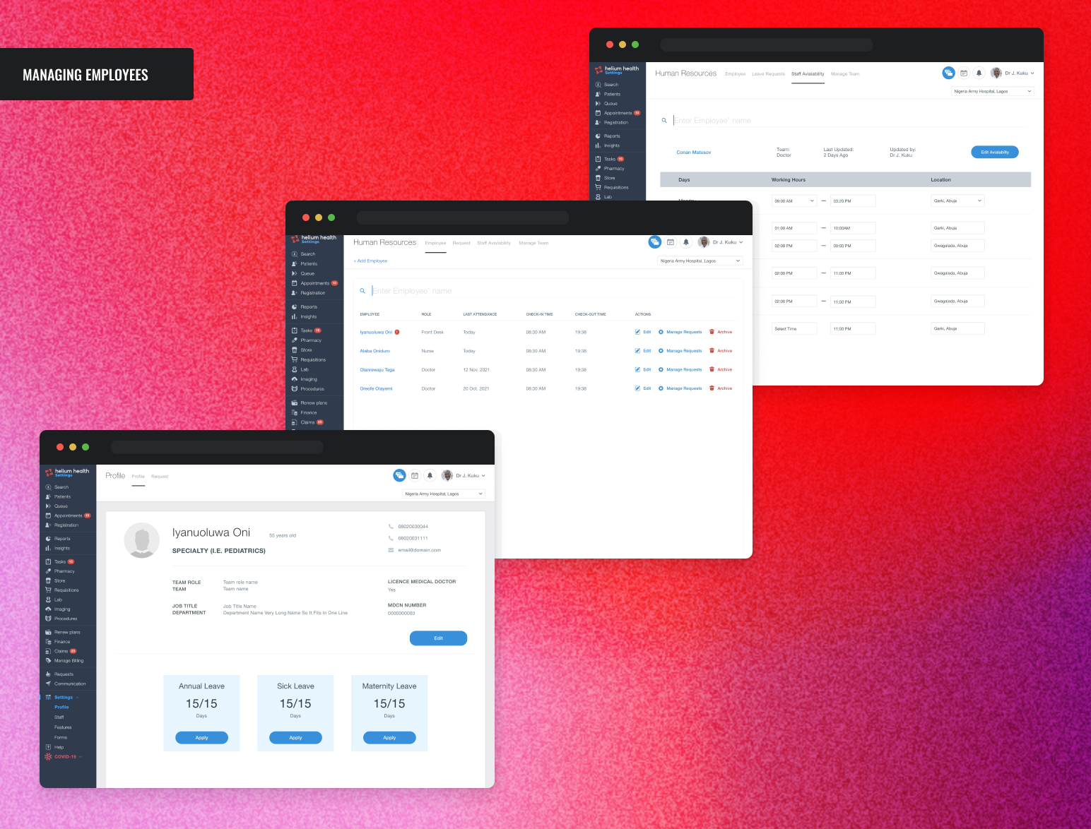 Helium Health HRIS — leave & payroll